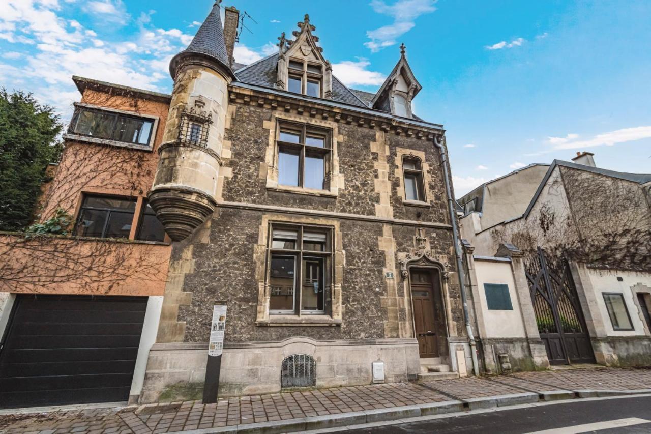 Tournelles Vue Cathedrale- Maison Climatisee Du Xvie Siecle Classee Lägenhet Reims Exteriör bild